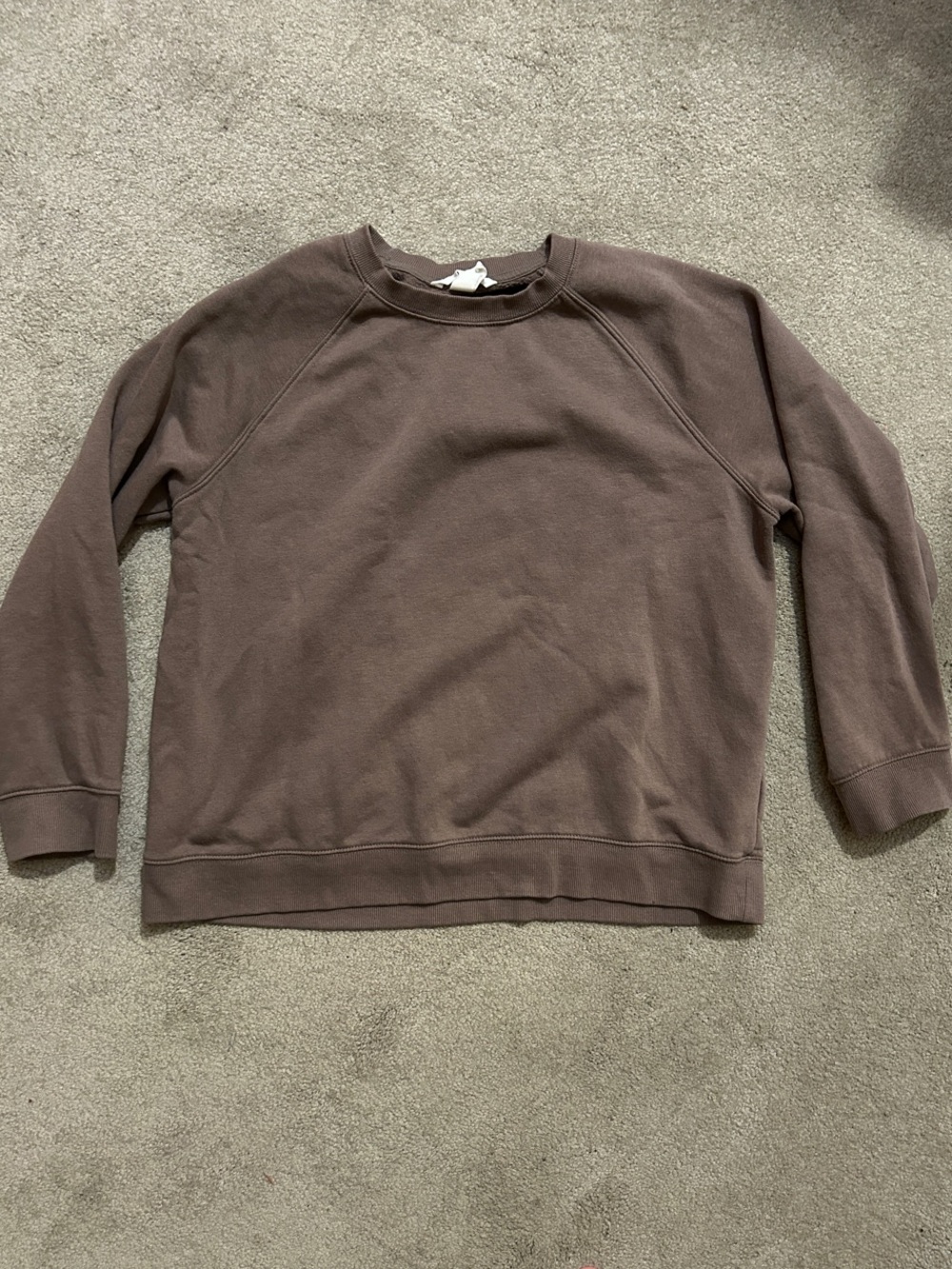 H&M Women's Brown Crewneck Sweatshirt
